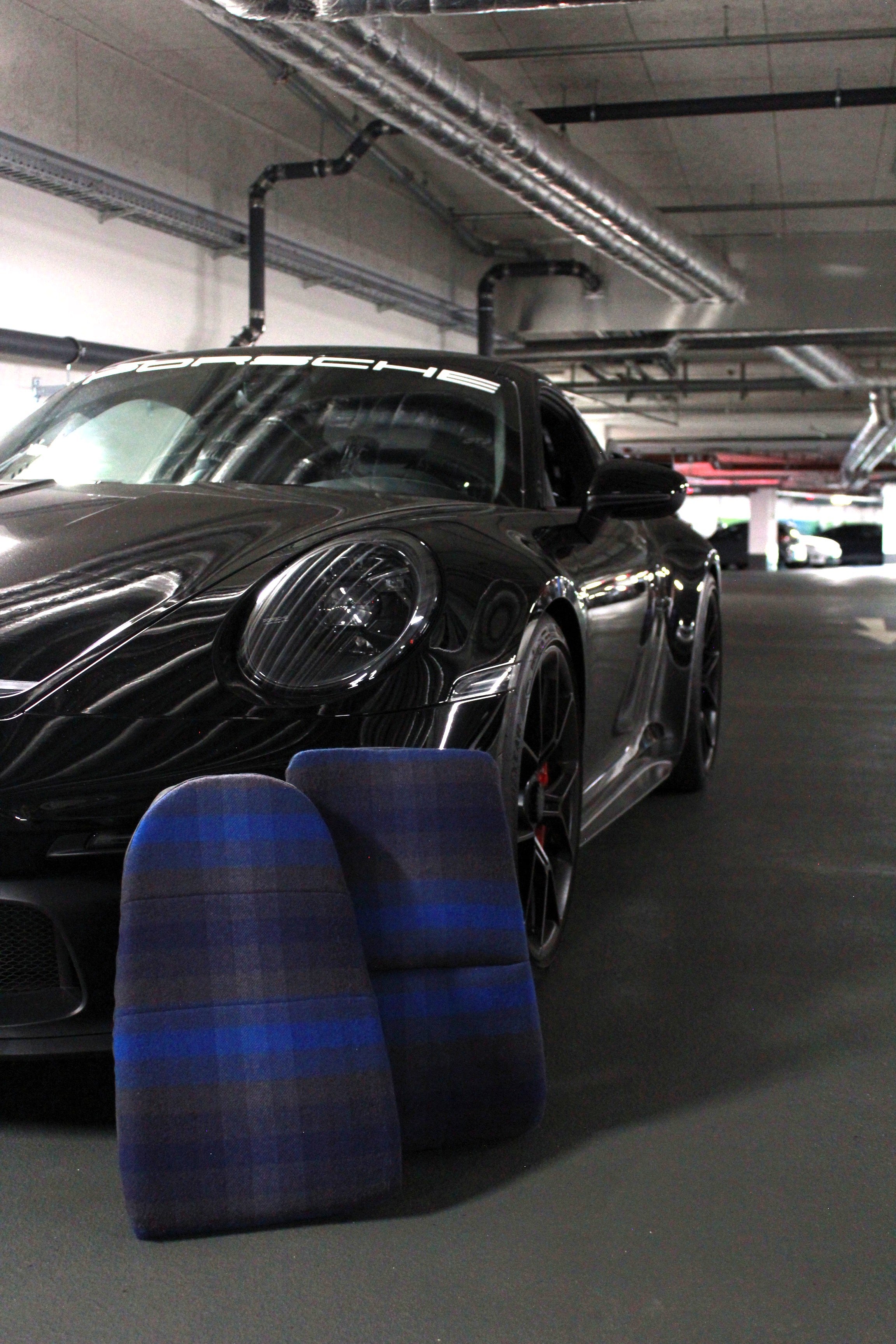 Multicolor Stoff Inlays für Porsche Schalensitze